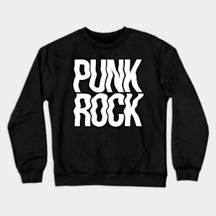 Punk Rock wavy design Crewneck Sweatshirt